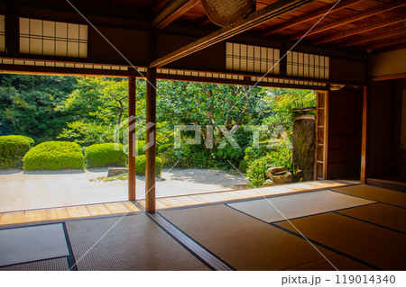 【京都風景】詩仙堂　落ち着きのある庭 119014340