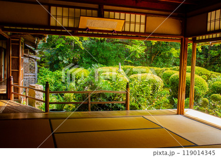 【京都風景】詩仙堂　落ち着きのある庭 119014345