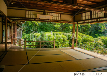 【京都風景】詩仙堂　落ち着きのある庭 119014346