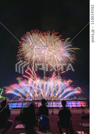 相馬花火大会 in SOMAシーフェス2024の花火 119014392