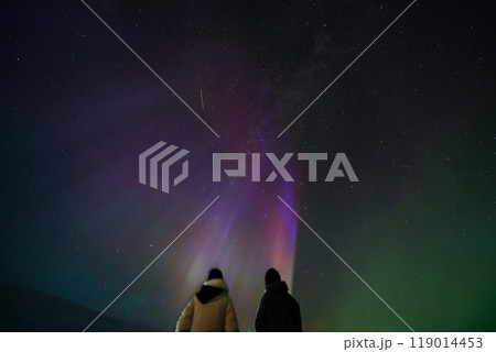 アイスランドで見たオーロラ アイスランドで見たオーロラ 119014453