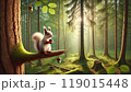 秋の動物が動き出す 119015448