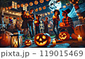 夜のハロウィンパーティー 119015469
