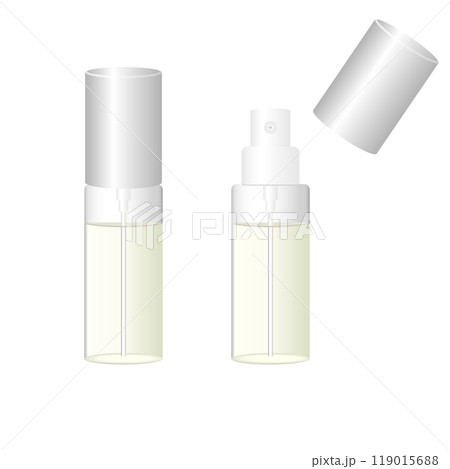 中身の入ったリアルなアトマイザーのイラスト 119015688