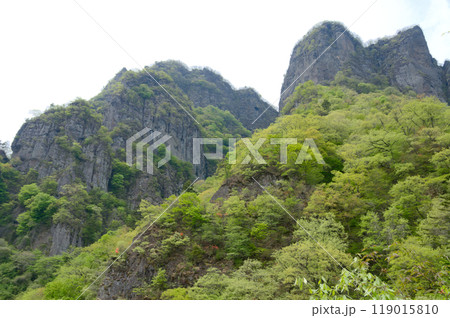 第二見晴から望む相馬岳と天狗岳 119015810