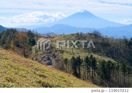 大菩薩妙見ノ頭から望む富士山 119015812