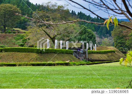 一乗谷朝倉氏遺跡ー彼岸花の秋 一乗谷朝倉氏遺跡ー彼岸花の秋 119016065