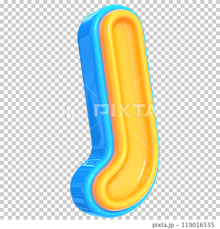 Number With Font 3D Render 119016535