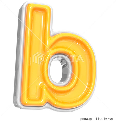 Number With Font 3D Render Number With Font 3D Render 119016756
