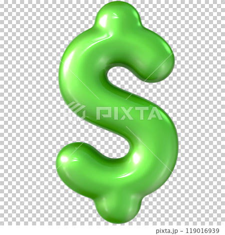 Number With Font 3D Render 119016939