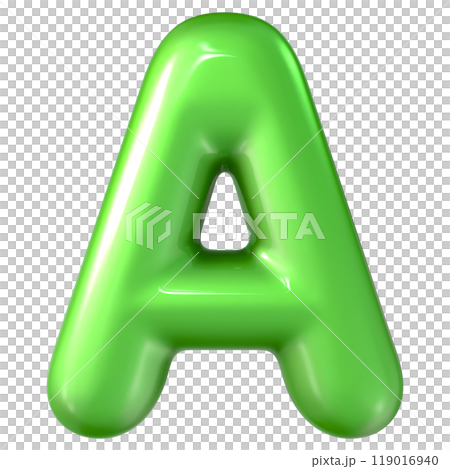 Number With Font 3D Render 119016940