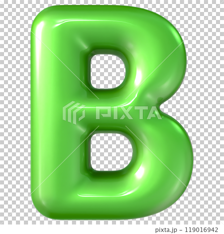 Number With Font 3D Render Number With Font 3D Render 119016942