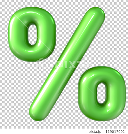 Number With Font 3D Render Number With Font 3D Render 119017002