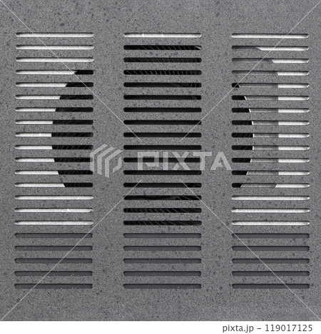Close up ventilation holes of a electronic device. 119017125