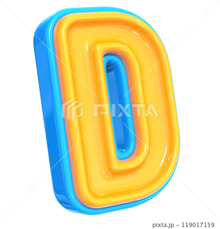 Number With Font 3D Render 119017159