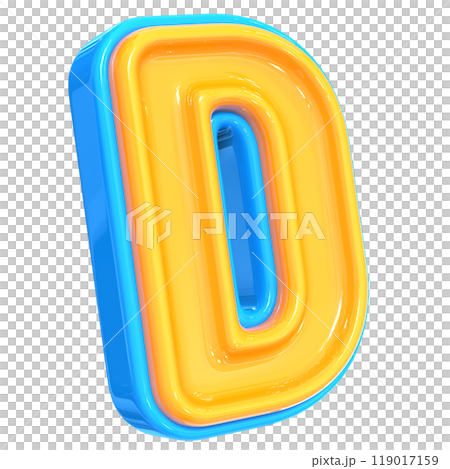 Number With Font 3D Render 119017159