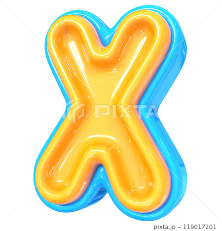 Number With Font 3D Render Number With Font 3D Render 119017201