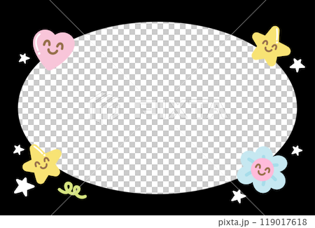 Cute black frame with happy heart, star, flower for polaroid frame, decoration, social media, poster, post card, rectangle ad template, book cover, memo, sticky note, paper design, banner, name tag Cute black frame with happy heart, star, flower for polaroid frame, decoration, social media, poster, post card, rectangle ad template, book cover, memo, sticky note, paper design, banner, name tag 119017618