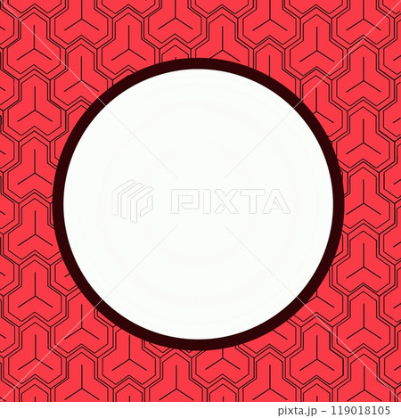 毘沙門亀甲 赤 毘沙門亀甲 赤 119018105