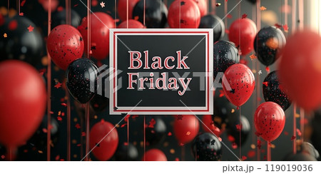 Black friday sales shopping concept. Discount and Special offer for sale holiday 119019036