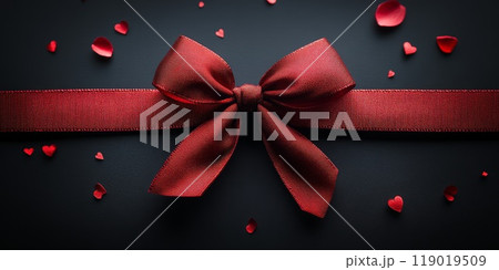 Black friday sale design template. Decorative bow with price tag 119019509