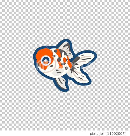 可愛的金魚插圖(東錦) 可愛的金魚插圖(東錦) 119020074