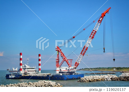 起重機船(クレーン船) 海洋土木 起重機船(クレーン船) 海洋土木 119020137