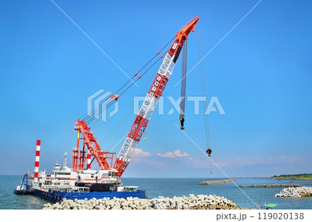 起重機船(クレーン船) 海洋土木 起重機船(クレーン船) 海洋土木 119020138