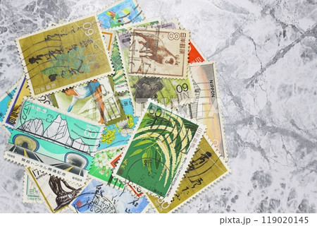 古い郵便切手 119020145