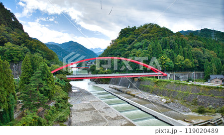 黒部川扇状地の要 愛本橋とその周辺 黒部川扇状地 黒部川扇状地の要 愛本橋とその周辺 黒部川扇状地 119020489