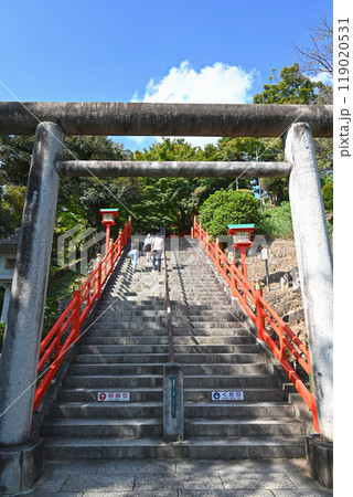 足利織姫神社・一の鳥居（男坂）【栃木県足利市】 119020531