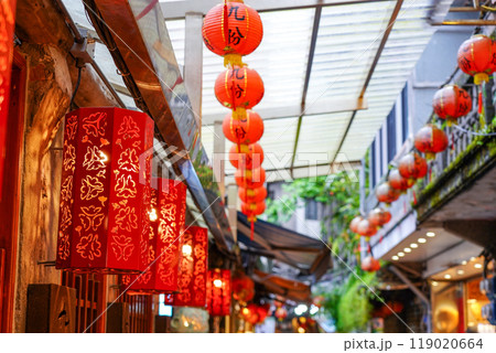 台湾の九份 119020664