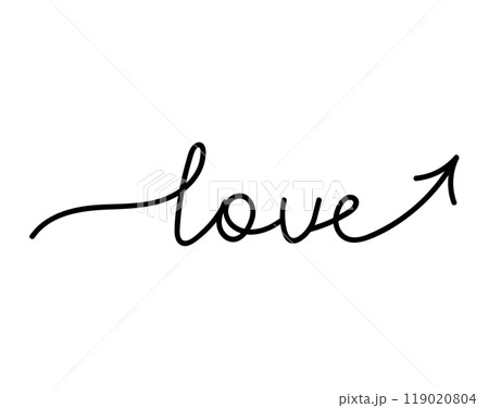 Cute doodle arrow 119020804