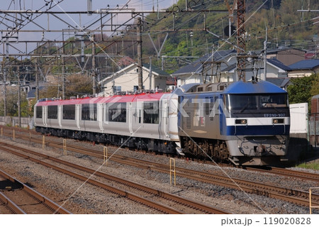 EF210-107号機牽引のE259系の新車輸送列車(甲種輸送)_2010/4/18撮影 119020828
