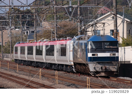 EF210-107号機牽引のE259系の新車輸送列車(甲種輸送)_2010/4/18撮影 119020829