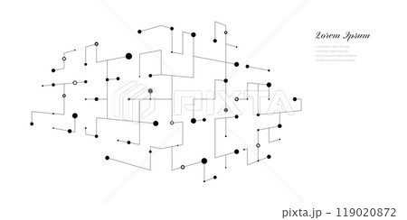 幾何学 抽象 四角形 回路 科学 背景 透過 幾何学 抽象 四角形 回路 科学 背景 透過 119020872