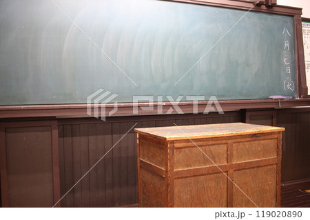教壇　黒板　教卓 119020890