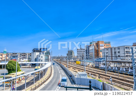 神奈川県横浜市の都市風景 長津田駅 栄通り 神奈川県横浜市の都市風景 長津田駅 栄通り 119022457