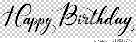 生日快樂手寫 119022770
