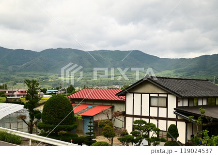 遠野 キツネの関所から見える風景 遠野 キツネの関所から見える風景 119024537