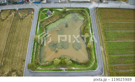 富山県入善町にあるビオトープ園家山湧水池公園 富山県入善町にあるビオトープ園家山湧水池公園 119025989