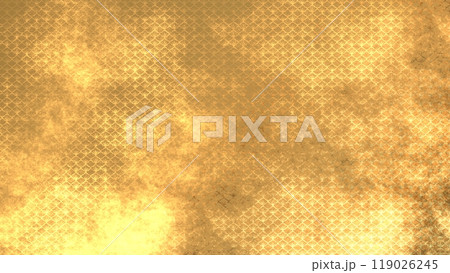 金色の和柄模様・背景 金色の和柄模様・背景 119026245
