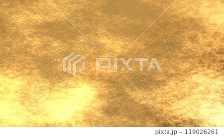 金色の和柄模様・背景 金色の和柄模様・背景 119026261