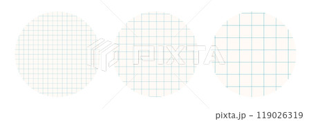 Grid Paper Round Frames. Background for Collages Design Grid Paper Round Frames. Background for Collages Design 119026319