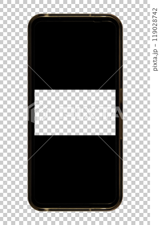 智慧型手機正面（透明背景、透明區域長寬比9:16⇒詳情請見評論部分） 119028742
