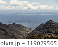 View to the south from the top of Teide. Tenerife Island Spain 119029505