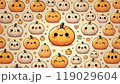 ポップなハロウィンのかぼちゃ 119029604