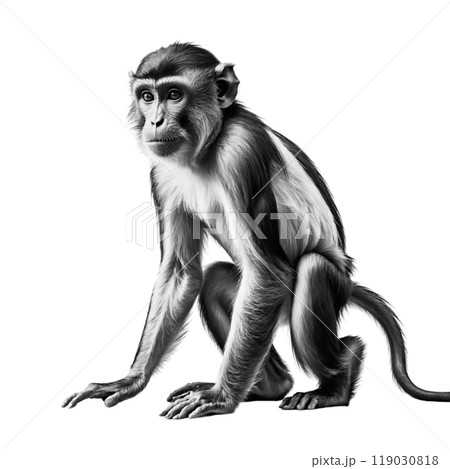 見つめるサル│チンパンジー│猿│012 119030818