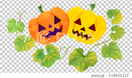 Halloween decoration illustration pumpkin 119031137