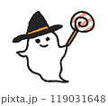 キャンディをもったおばけ 119031648